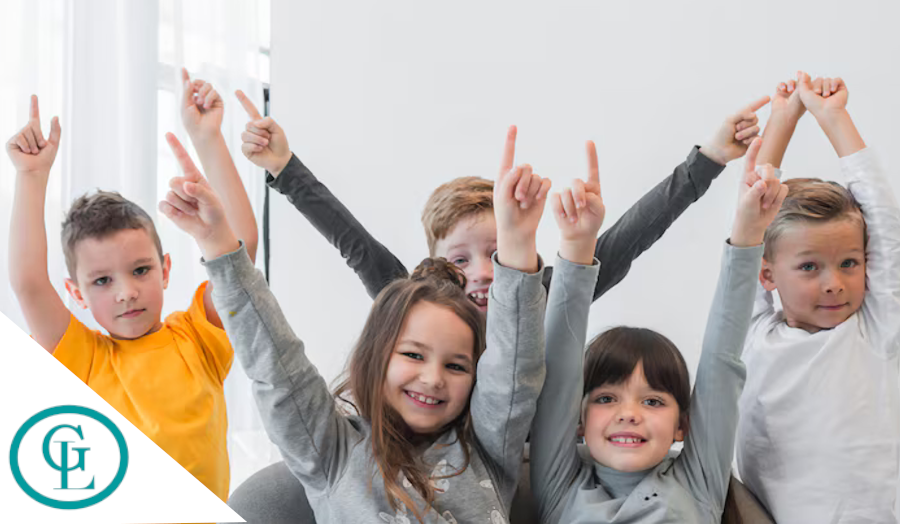 Niños contentos